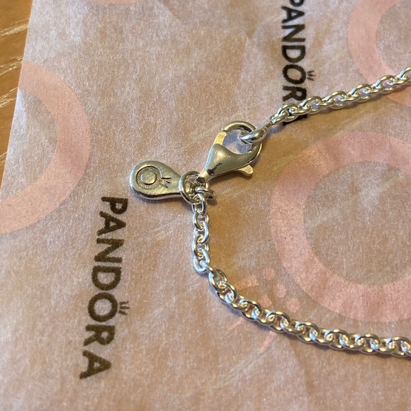 COPY - NEW Pandora 17.7” 590200-45 Sterling Silver Necklace Chain - Picture 10 of 14